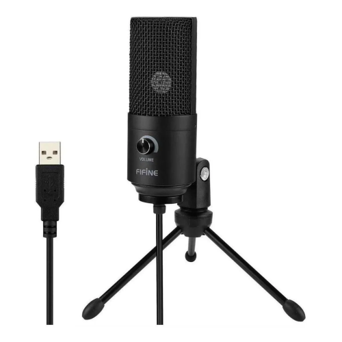 Microfono Streaming Fifine K669B Condensador Negro